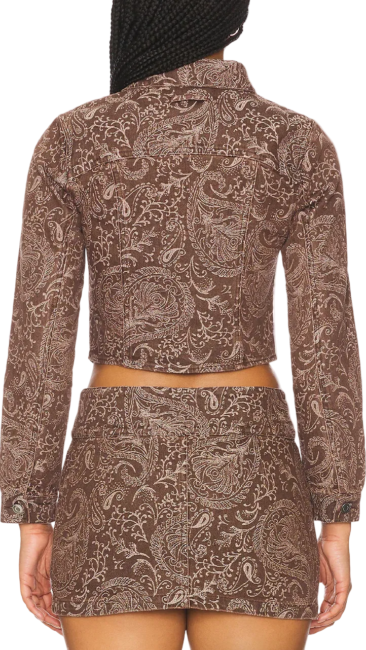 Amanda Uprichard Bristol Paisley Western Top