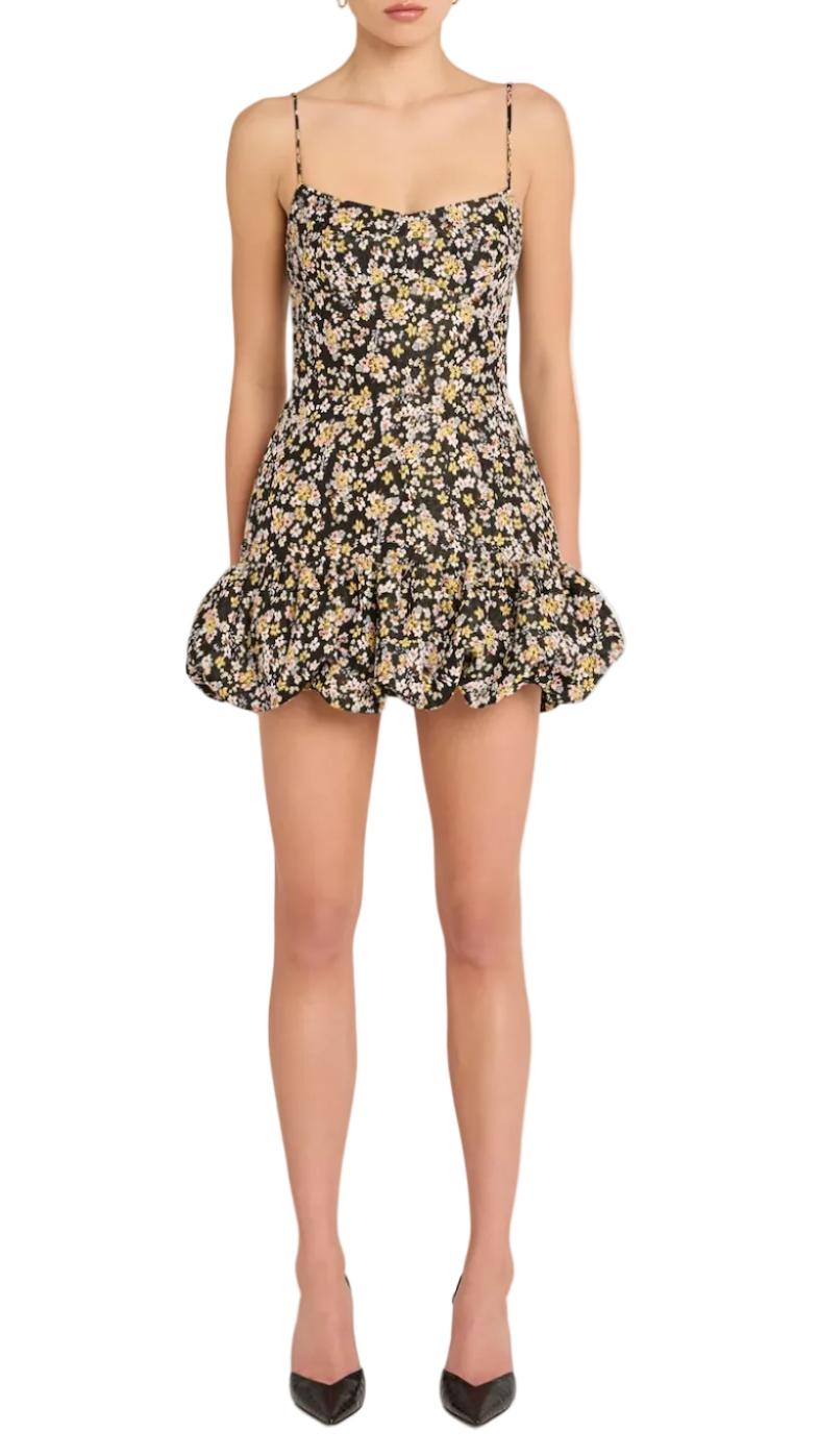 Amanda Uprichard Ivy Floral Bubble Skort Romper
