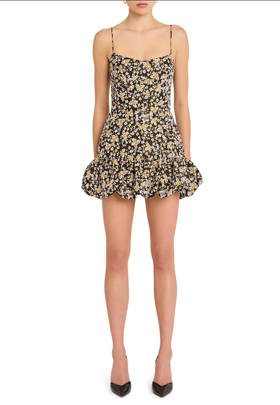 Amanda Uprichard Ivy Floral Bubble Skort Romper