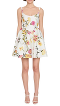 Amanda Uprichard Mabel Dress Floral and White