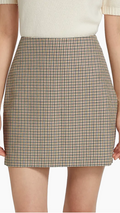 Toccin Maris Plaid Skirt
