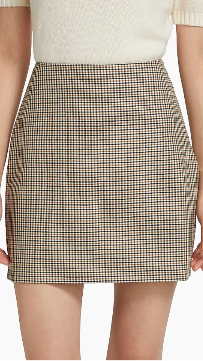Toccin Maris Plaid Skirt