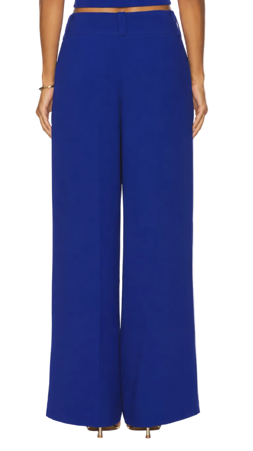 Amanda Uprichard Noho Wide Leg Pleated Pants