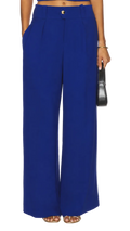 Amanda Uprichard Noho Wide Leg Pleated Pants