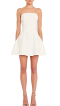 Amanda Uprichard Romilly Strapless Fit & Flare Mini Dress