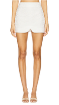 Amanda Uprichard Bryant Jacquard Mini Skirt