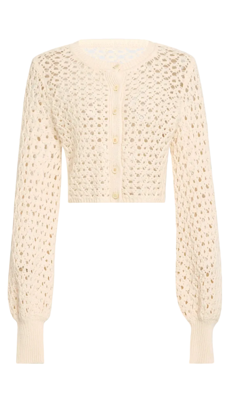Toccin Tori Blouson Sleeve Cardigan
