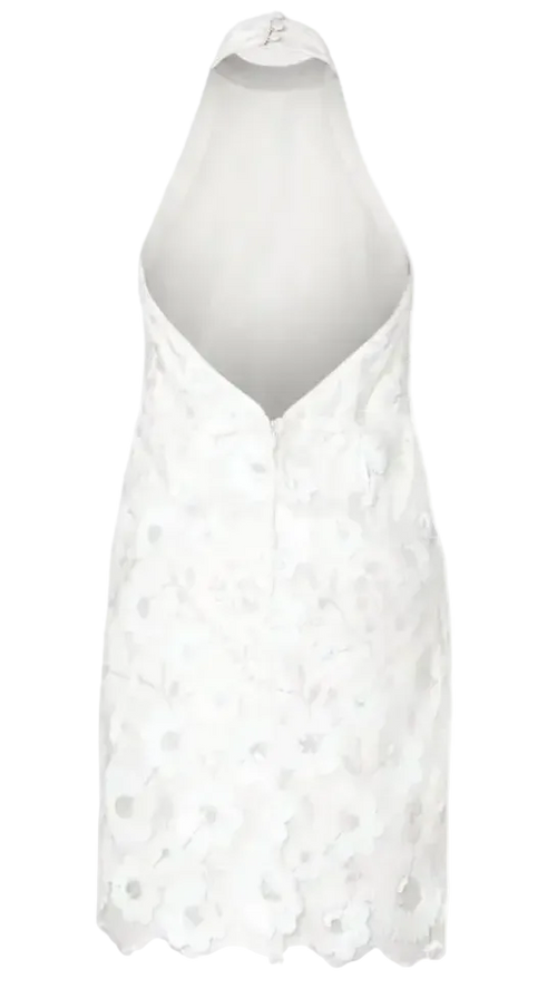 Milly Katelynn Floral Cascading Sequin Mini Dress