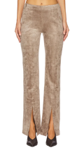 Amanda Uprichard Tavira Faux Suede Slim Pants